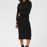 Marina Knit Dress - Black-Dress- Hometown Style HTS, women's in store and online boutique located in Ingersoll, Ontario