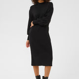 Marina Knit Dress - Black-Dress- Hometown Style HTS, women's in store and online boutique located in Ingersoll, Ontario