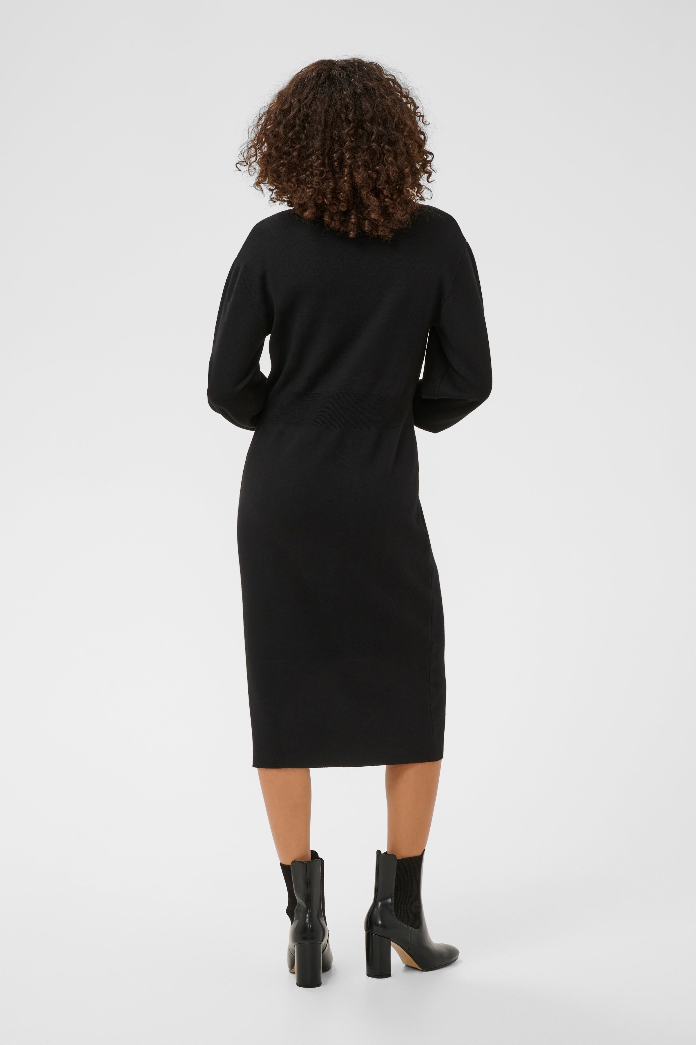 Marina Knit Dress - Black-Dress- Hometown Style HTS, women's in store and online boutique located in Ingersoll, Ontario