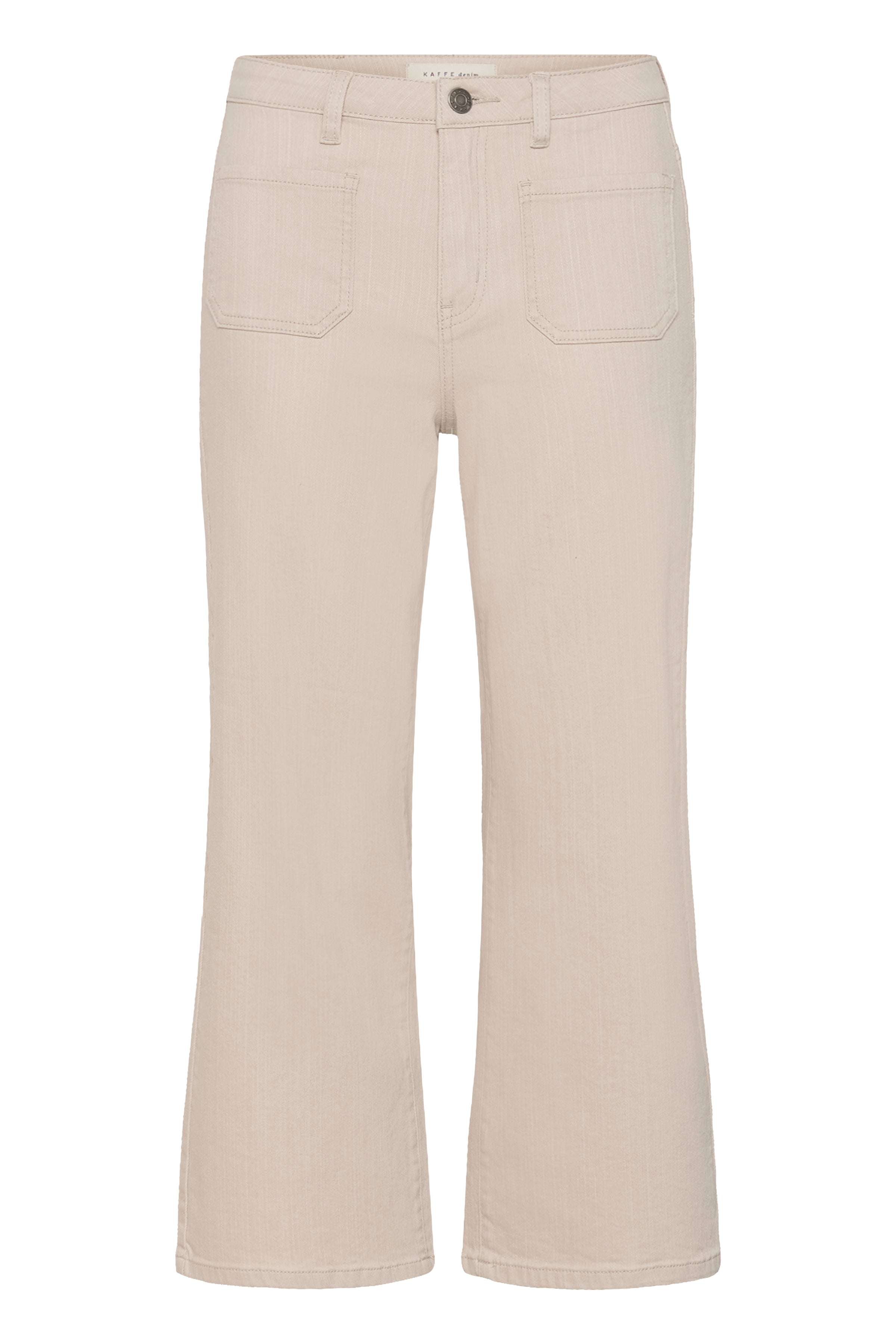 KAbrook Cropped High Waisted Jeans - Moonbeam-Bottoms- Hometown Style HTS, women's in store and online boutique located in Ingersoll, Ontario