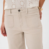 KAbrook Cropped High Waisted Jeans - Moonbeam-Bottoms- Hometown Style HTS, women's in store and online boutique located in Ingersoll, Ontario