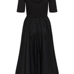 Kirsten 1/2 Sleeve Dress - Black-Casual Dresses- Hometown Style HTS, women's in store and online boutique located in Ingersoll, Ontario