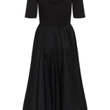 Kirsten 1/2 Sleeve Dress - Black-Casual Dresses- Hometown Style HTS, women's in store and online boutique located in Ingersoll, Ontario