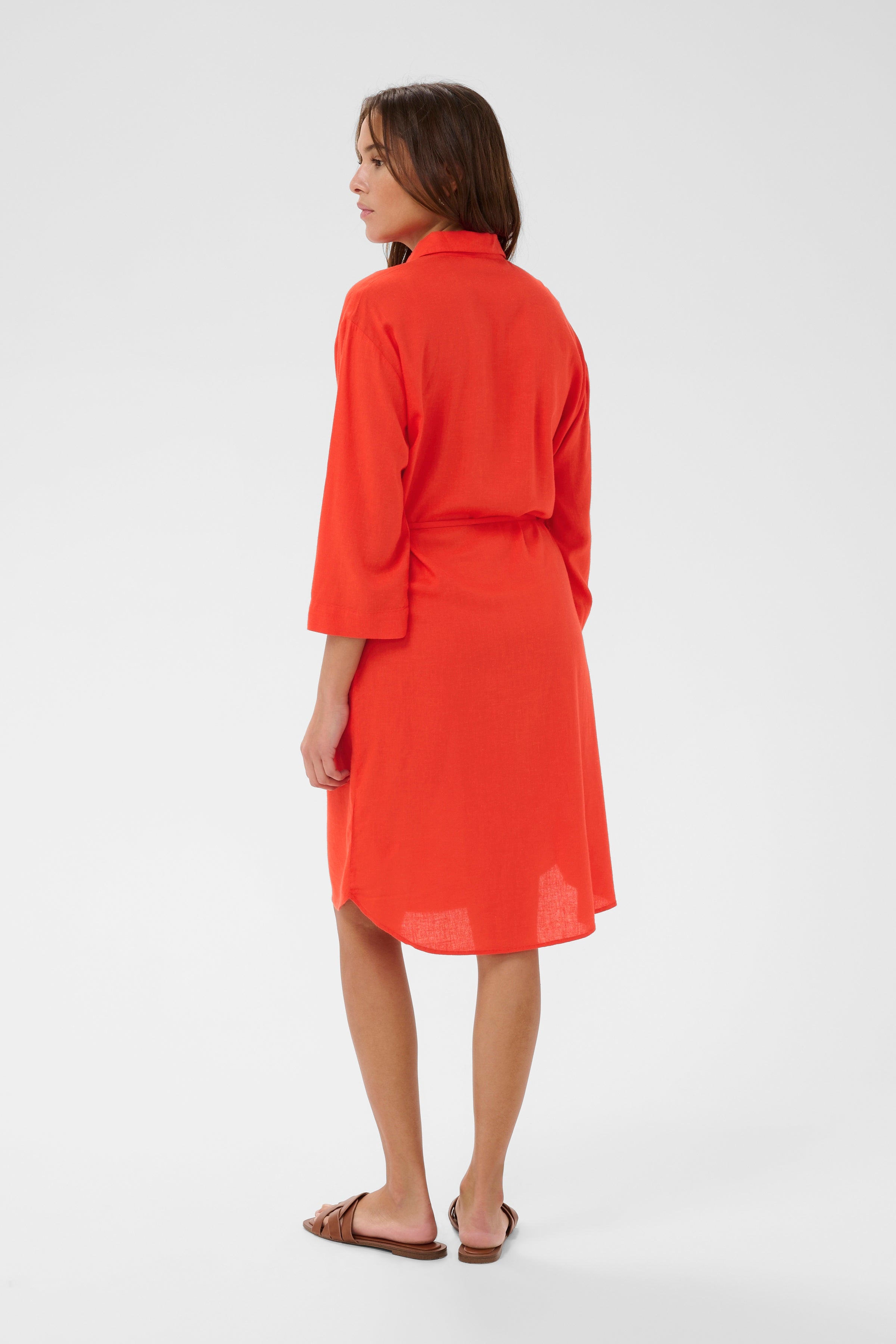 KAmilia Short Shirt Dress - Poppy-Casual Dresses- Hometown Style HTS, women's in store and online boutique located in Ingersoll, Ontario