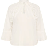 Flora Blouse -White-Blouses- Hometown Style HTS, women's in store and online boutique located in Ingersoll, Ontario