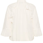 Flora Blouse -White-Blouses- Hometown Style HTS, women's in store and online boutique located in Ingersoll, Ontario
