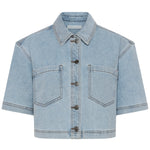 KAminna Denim Shirt-Coat & Jackets- Hometown Style HTS, women's in store and online boutique located in Ingersoll, Ontario