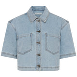 KAminna Denim Shirt-Coat & Jackets- Hometown Style HTS, women's in store and online boutique located in Ingersoll, Ontario