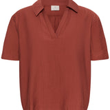 KAemily Blouse- Henna-blouse- Hometown Style HTS, women's in store and online boutique located in Ingersoll, Ontario