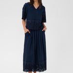 KAgertrud Skirt -Midnight Marine-Bottoms- Hometown Style HTS, women's in store and online boutique located in Ingersoll, Ontario