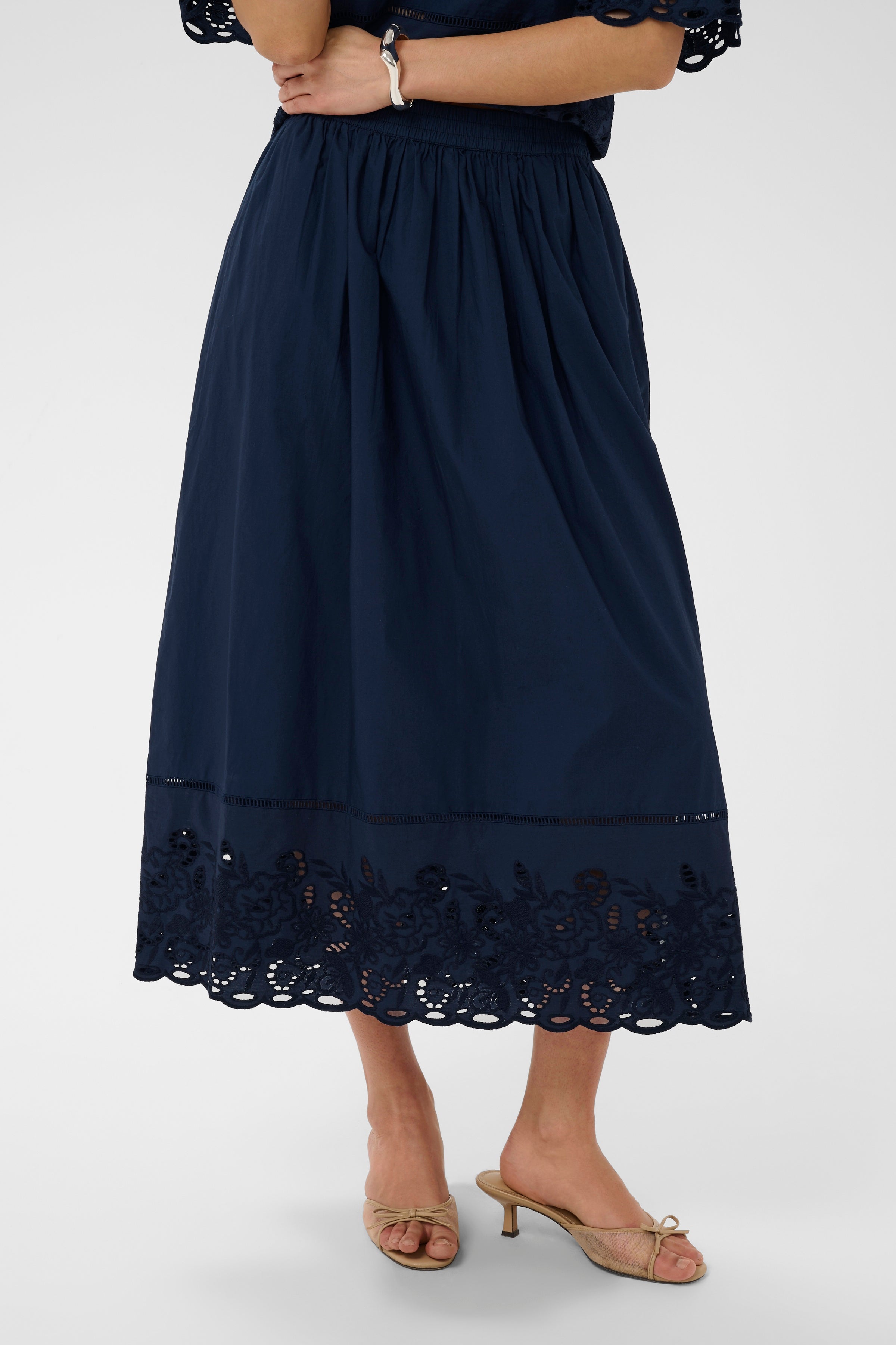 KAgertrud Skirt -Midnight Marine-Bottoms- Hometown Style HTS, women's in store and online boutique located in Ingersoll, Ontario