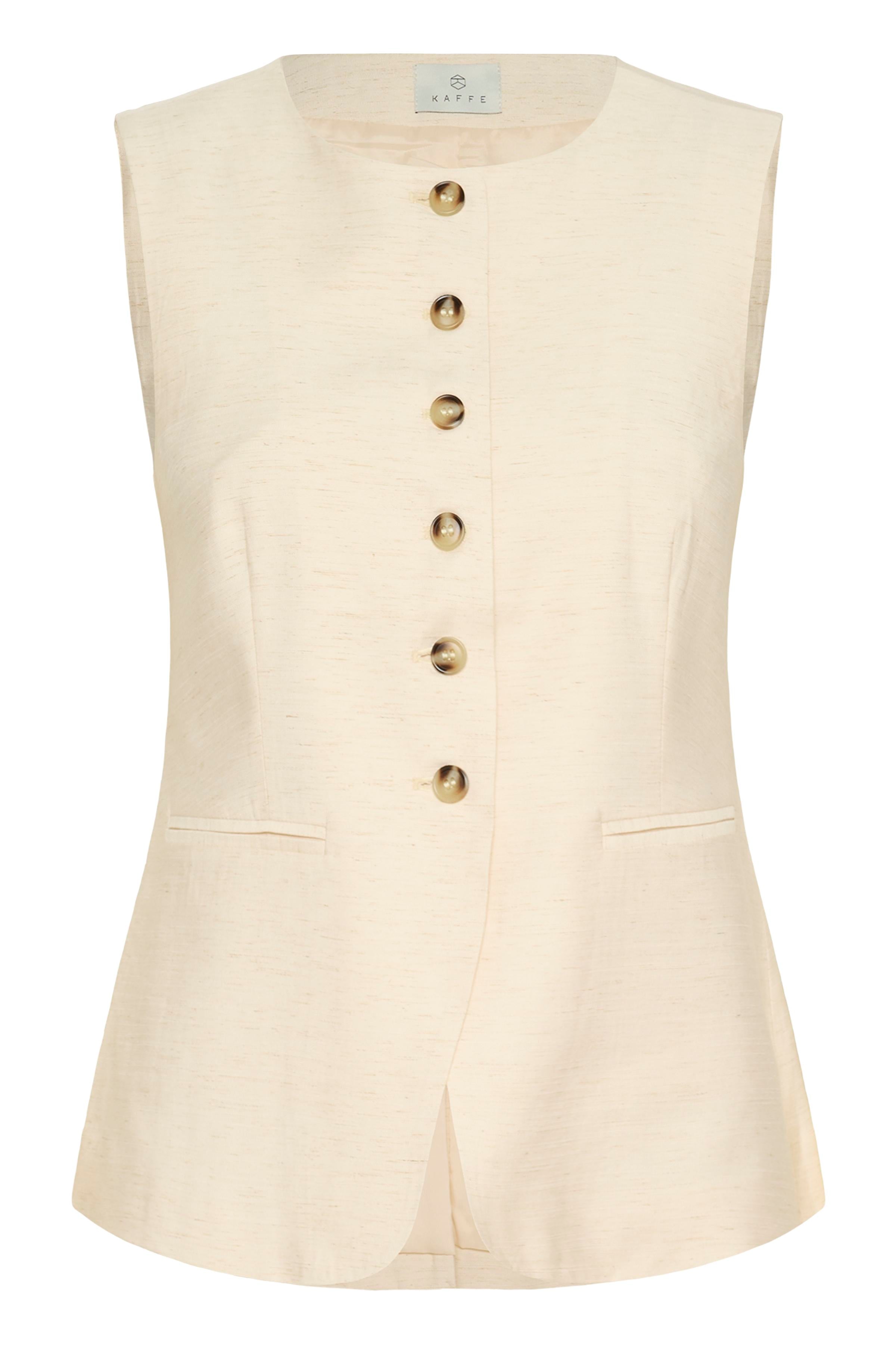 Kaannetta Waist Coat - Feather Grey-Casual Tops- Hometown Style HTS, women's in store and online boutique located in Ingersoll, Ontario