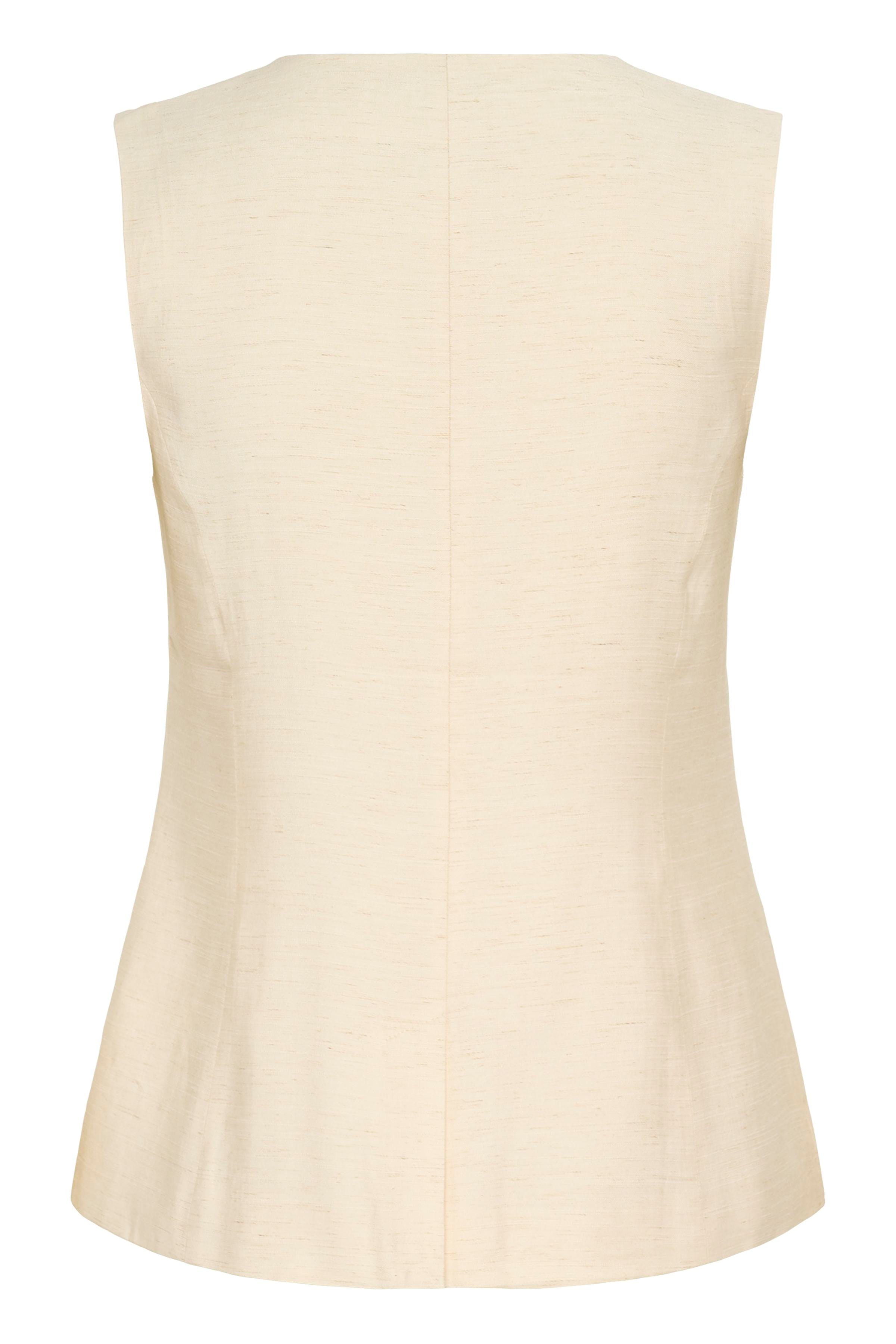 Kaannetta Waist Coat - Feather Grey-Casual Tops- Hometown Style HTS, women's in store and online boutique located in Ingersoll, Ontario