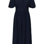 Sirena Long Dress- Navy-Special Occasion Dress- Hometown Style HTS, women's in store and online boutique located in Ingersoll, Ontario