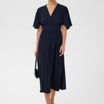 Sirena Long Dress- Navy-Special Occasion Dress- Hometown Style HTS, women's in store and online boutique located in Ingersoll, Ontario