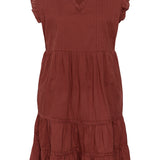 KAvalerie Dress - Henna-Casual Dresses- Hometown Style HTS, women's in store and online boutique located in Ingersoll, Ontario