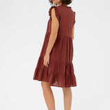 KAvalerie Dress - Henna-Casual Dresses- Hometown Style HTS, women's in store and online boutique located in Ingersoll, Ontario
