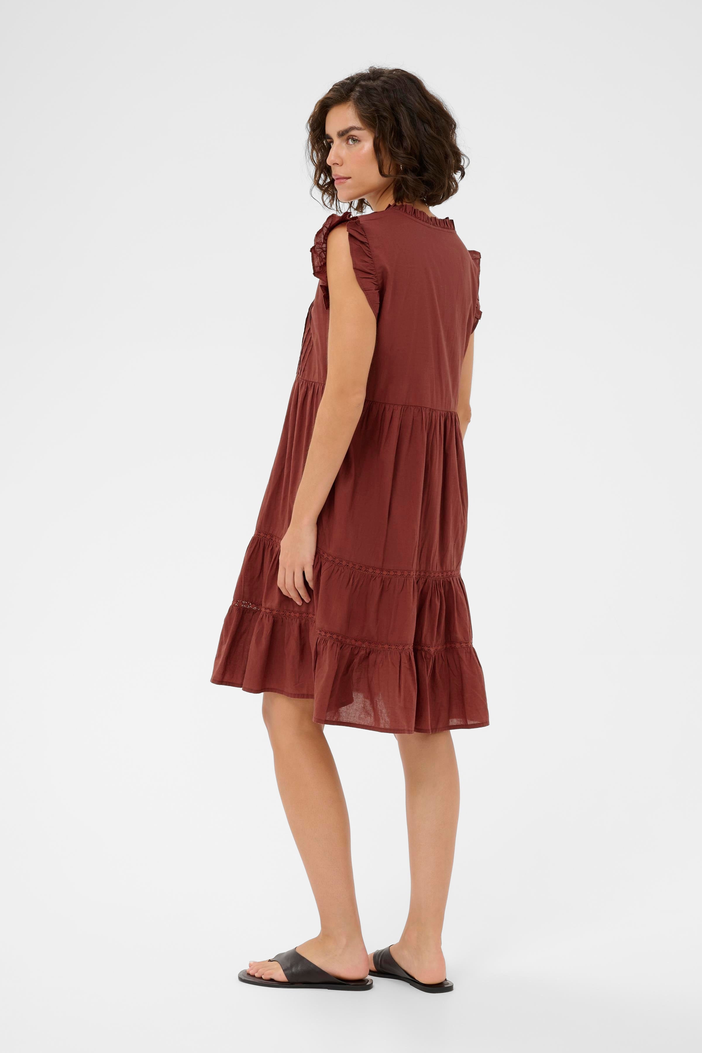 KAvalerie Dress - Henna-Casual Dresses- Hometown Style HTS, women's in store and online boutique located in Ingersoll, Ontario