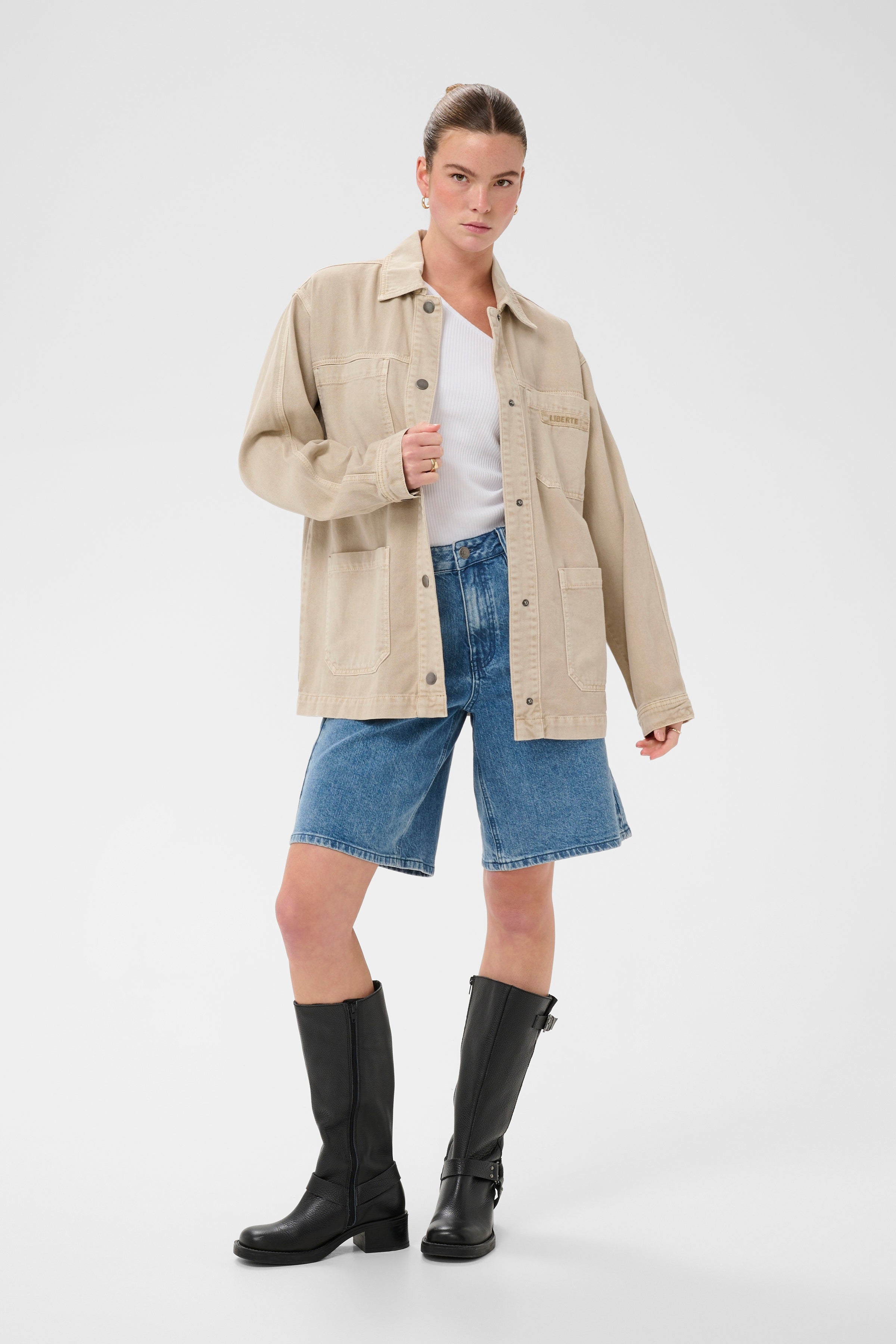KAmaddison Jacket - Feather Gray-Coat & Jackets- Hometown Style HTS, women's in store and online boutique located in Ingersoll, Ontario