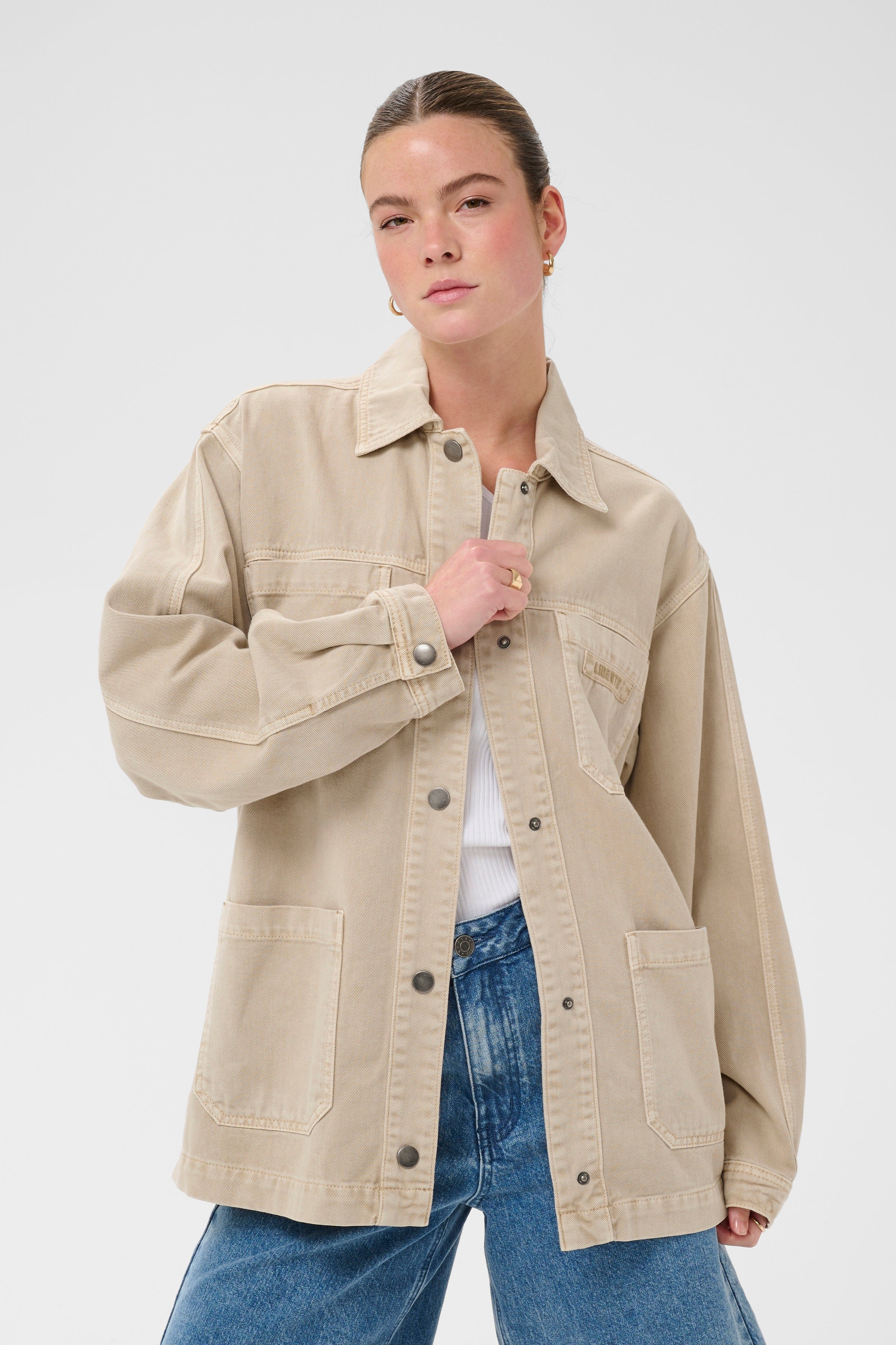 KAmaddison Jacket - Feather Gray-Coat & Jackets- Hometown Style HTS, women's in store and online boutique located in Ingersoll, Ontario