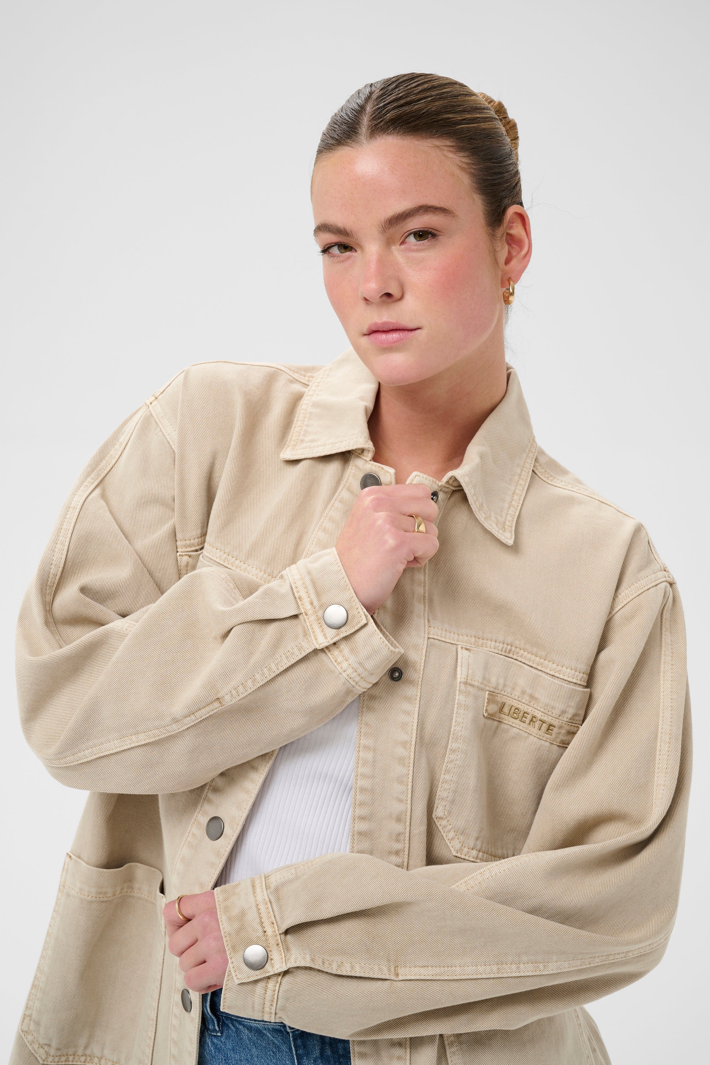 KAmaddison Jacket - Feather Gray-Coat & Jackets- Hometown Style HTS, women's in store and online boutique located in Ingersoll, Ontario