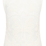 KAangelina Crochet Top - White-Casual Tops- Hometown Style HTS, women's in store and online boutique located in Ingersoll, Ontario