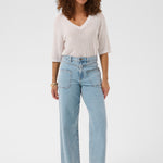 Kajordi Wide Jeans - Light Blue Wash-Denim- Hometown Style HTS, women's in store and online boutique located in Ingersoll, Ontario