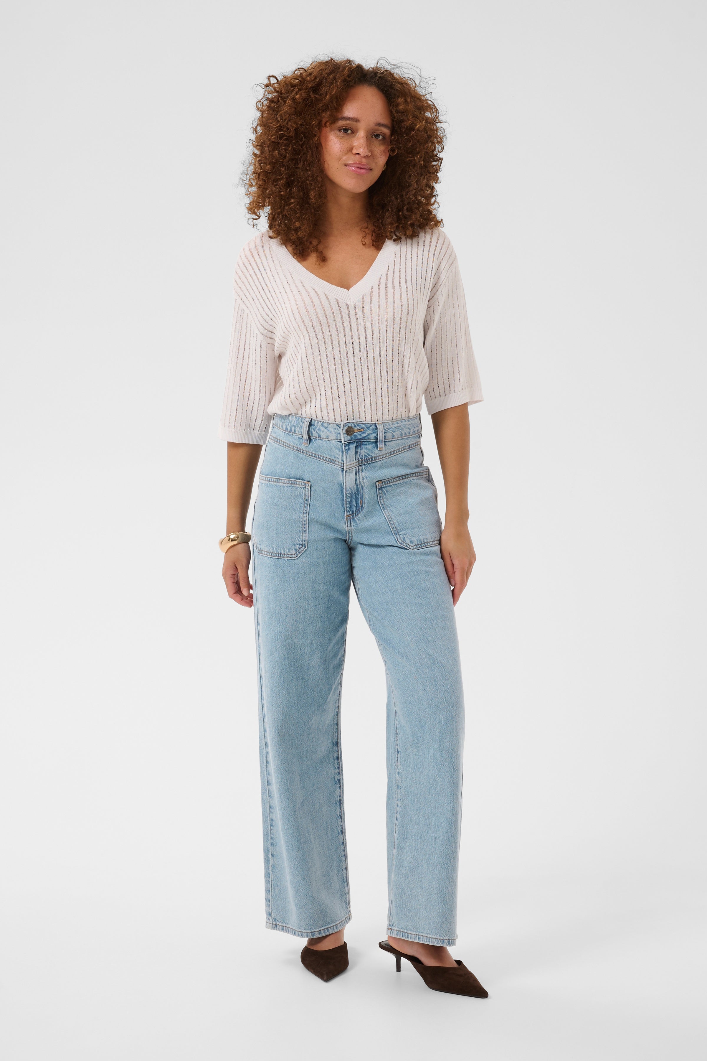 Kajordi Wide Jeans - Light Blue Wash-Denim- Hometown Style HTS, women's in store and online boutique located in Ingersoll, Ontario