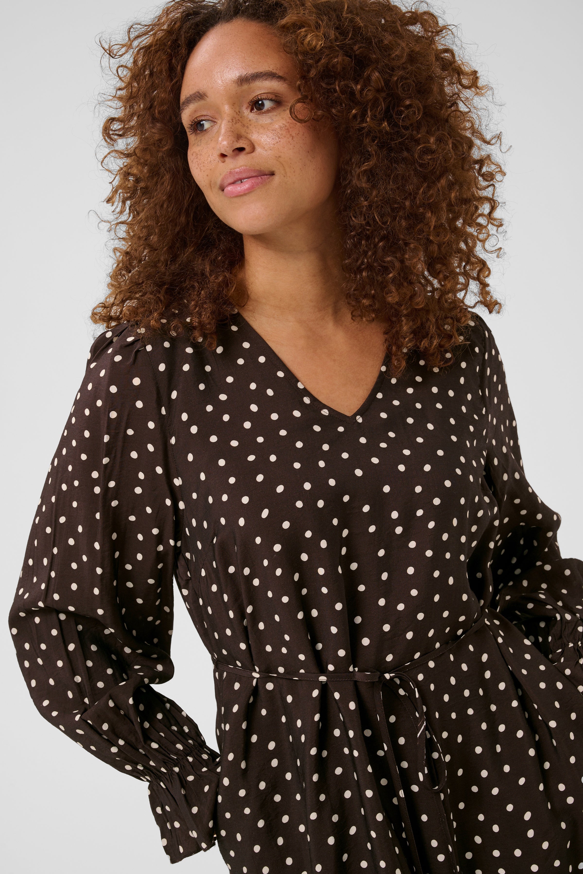 Kadotte Dress - Coffee Bean-Special Occasion Dresses- Hometown Style HTS, women's in store and online boutique located in Ingersoll, Ontario