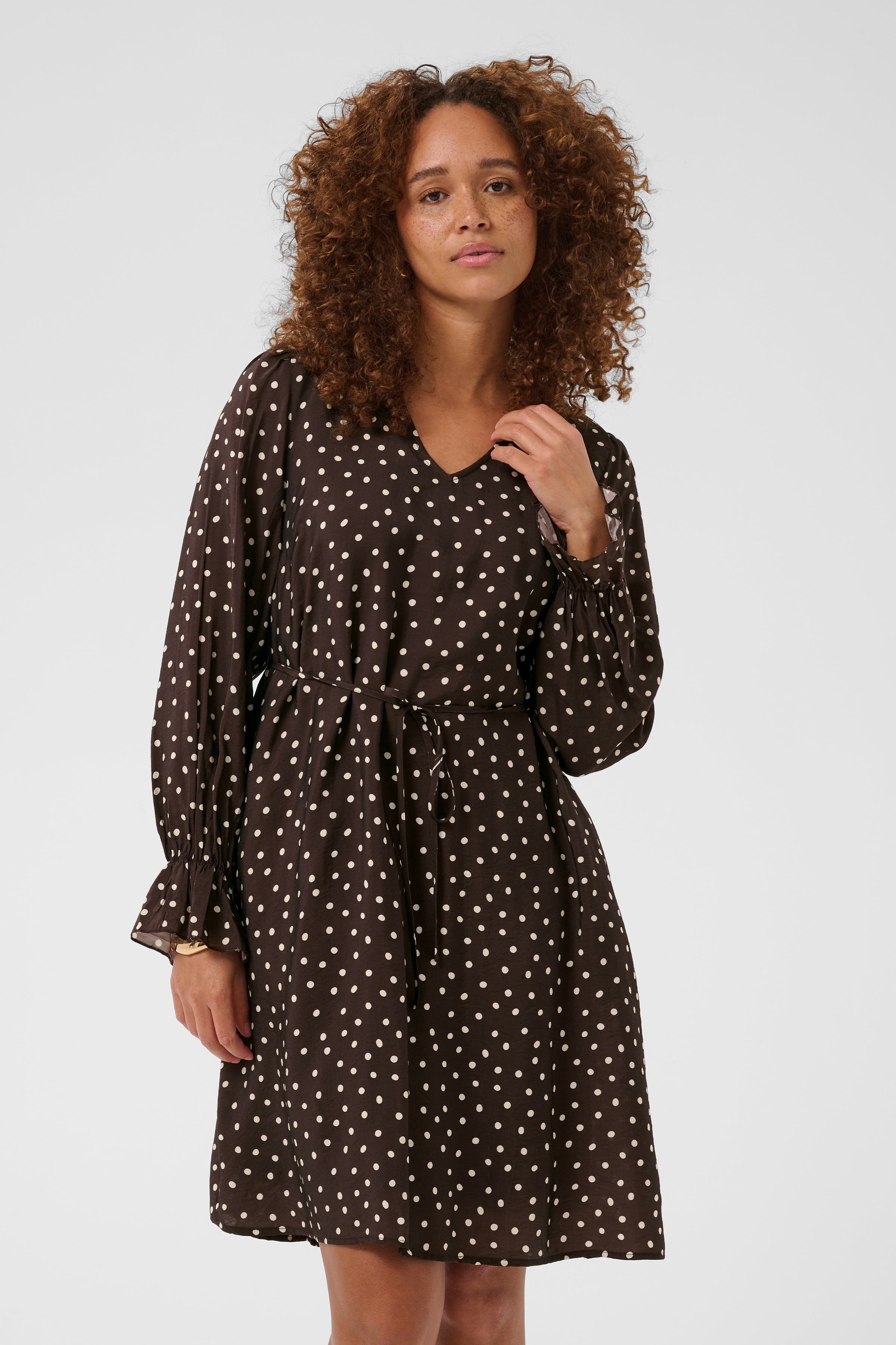 Kadotte Dress - Coffee Bean-Special Occasion Dresses- Hometown Style HTS, women's in store and online boutique located in Ingersoll, Ontario