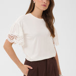 KAhermia T-Shirt - Chalk-Casual Tops- Hometown Style HTS, women's in store and online boutique located in Ingersoll, Ontario