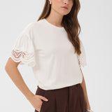 KAhermia T-Shirt - Chalk-Casual Tops- Hometown Style HTS, women's in store and online boutique located in Ingersoll, Ontario