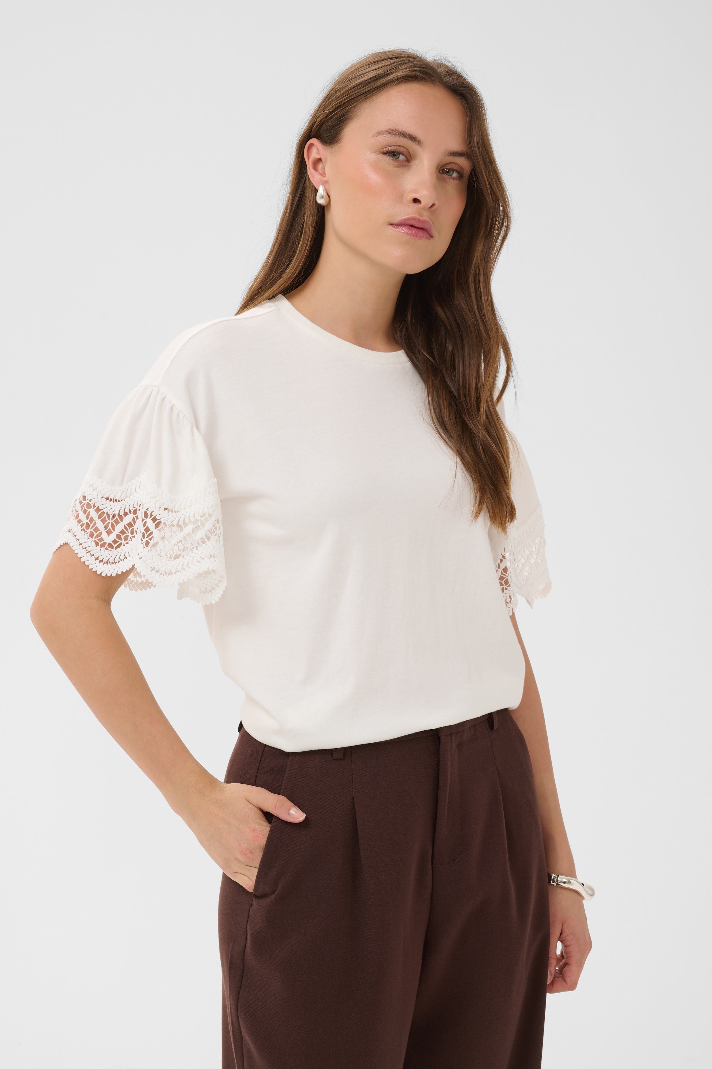 KAhermia T-Shirt - Chalk-Casual Tops- Hometown Style HTS, women's in store and online boutique located in Ingersoll, Ontario