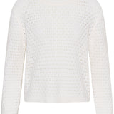 KAsilja Pullover Knit - White-Sweaters and Cardigans- Hometown Style HTS, women's in store and online boutique located in Ingersoll, Ontario