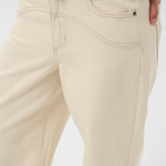 KAcatharina Hight Waisted Jeans - Off White-Bottoms- Hometown Style HTS, women's in store and online boutique located in Ingersoll, Ontario