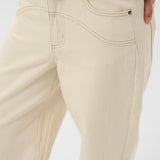 KAcatharina Hight Waisted Jeans - Off White-Bottoms- Hometown Style HTS, women's in store and online boutique located in Ingersoll, Ontario