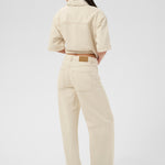 KAcatharina Hight Waisted Jeans - Off White-Bottoms- Hometown Style HTS, women's in store and online boutique located in Ingersoll, Ontario