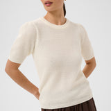 KAvivian Knit Pullover - Chalk-Sweaters and Cardigans- Hometown Style HTS, women's in store and online boutique located in Ingersoll, Ontario