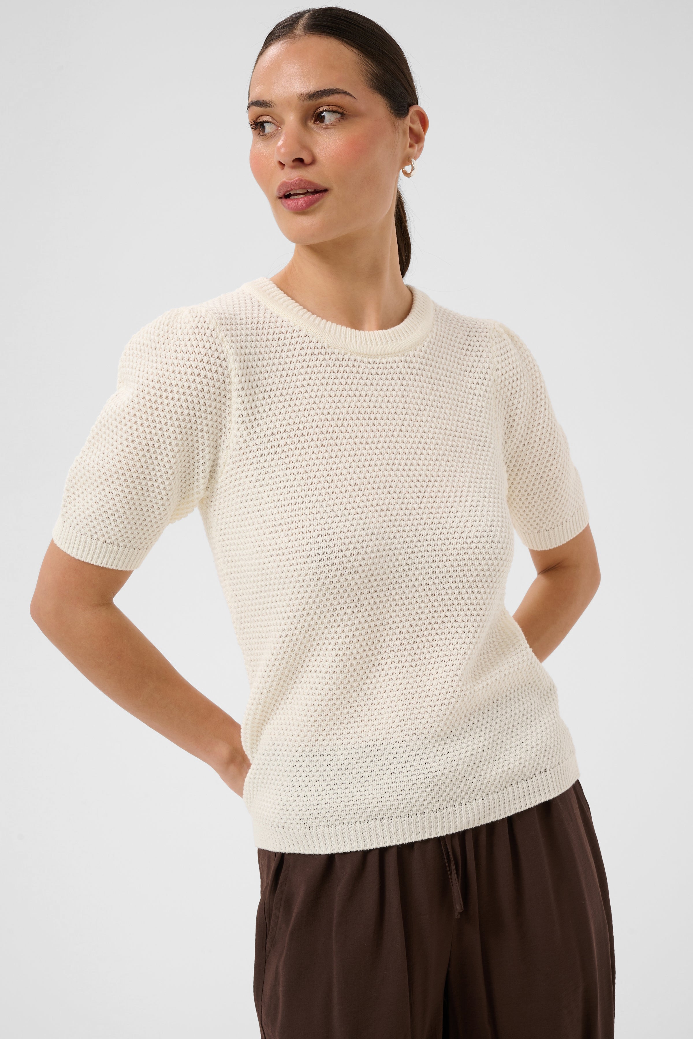 KAvivian Knit Pullover - Chalk-Sweaters and Cardigans- Hometown Style HTS, women's in store and online boutique located in Ingersoll, Ontario