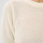 KAvivian Knit Pullover - Chalk-Sweaters and Cardigans- Hometown Style HTS, women's in store and online boutique located in Ingersoll, Ontario