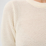 KAvivian Knit Pullover - Chalk-Sweaters and Cardigans- Hometown Style HTS, women's in store and online boutique located in Ingersoll, Ontario