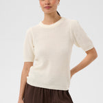 KAvivian Knit Pullover - Chalk-Sweaters and Cardigans- Hometown Style HTS, women's in store and online boutique located in Ingersoll, Ontario