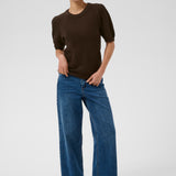 KAvivian Knit Pullover - Coffee Bean-Sweaters and Cardigans- Hometown Style HTS, women's in store and online boutique located in Ingersoll, Ontario