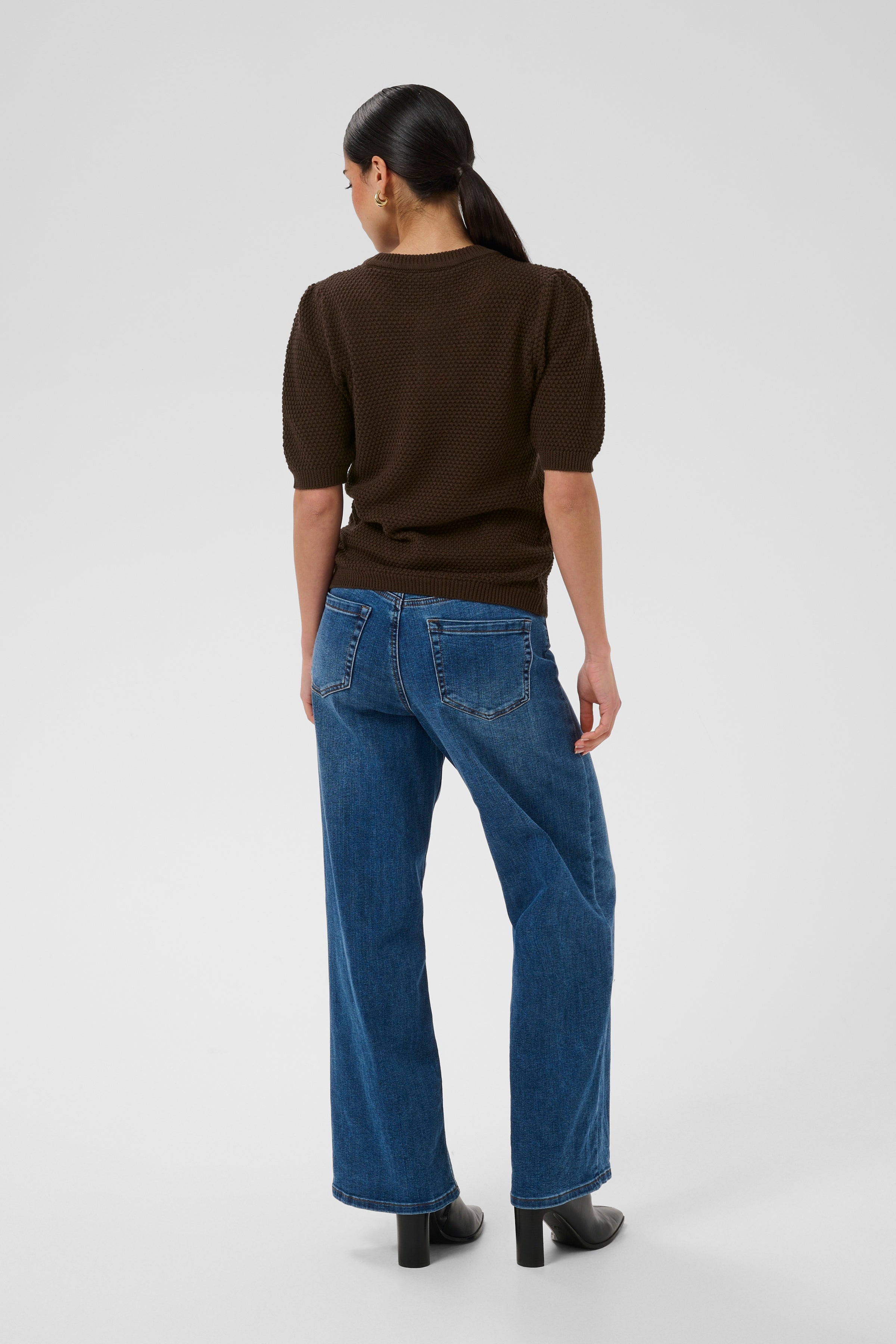 KAvivian Knit Pullover - Coffee Bean-Sweaters and Cardigans- Hometown Style HTS, women's in store and online boutique located in Ingersoll, Ontario