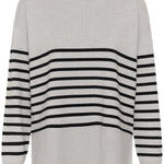 KAlimone Pullover Knit - Grey-Casual Tops- Hometown Style HTS, women's in store and online boutique located in Ingersoll, Ontario