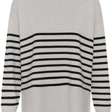 KAlimone Pullover Knit - Grey-Casual Tops- Hometown Style HTS, women's in store and online boutique located in Ingersoll, Ontario