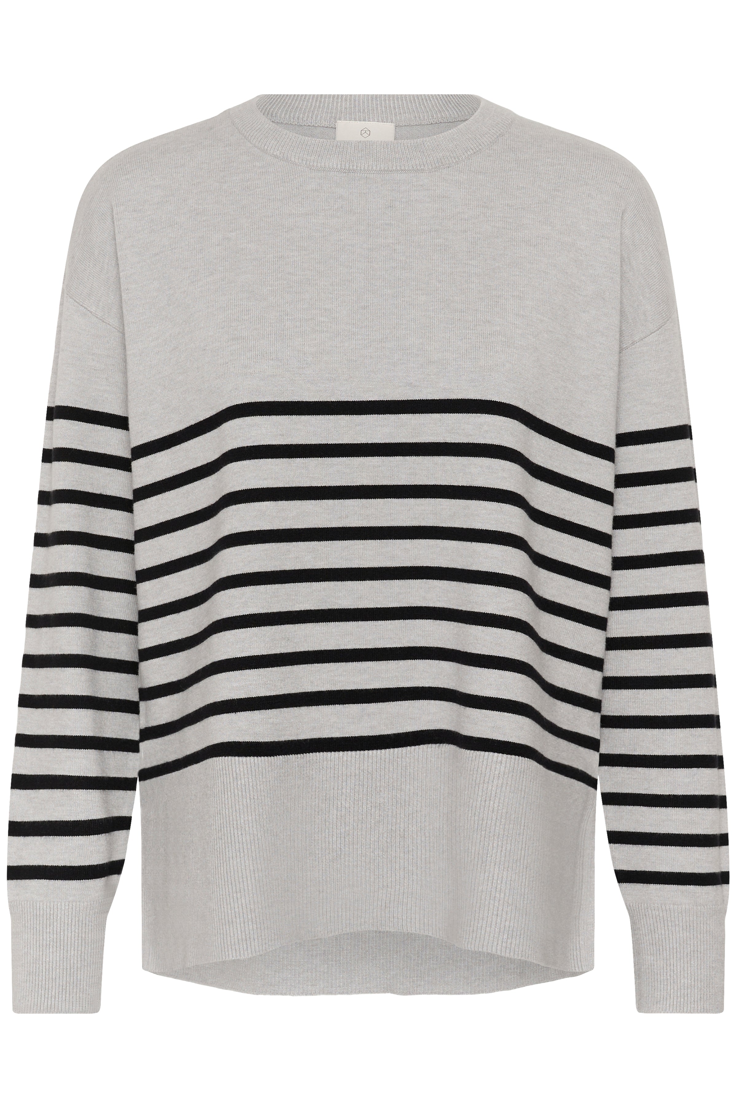 KAlimone Pullover Knit - Grey-Casual Tops- Hometown Style HTS, women's in store and online boutique located in Ingersoll, Ontario