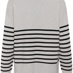 KAlimone Pullover Knit - Grey-Casual Tops- Hometown Style HTS, women's in store and online boutique located in Ingersoll, Ontario