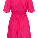 KAsirenaa Short Dress - Hot Pink-Casual Dresses- Hometown Style HTS, women's in store and online boutique located in Ingersoll, Ontario