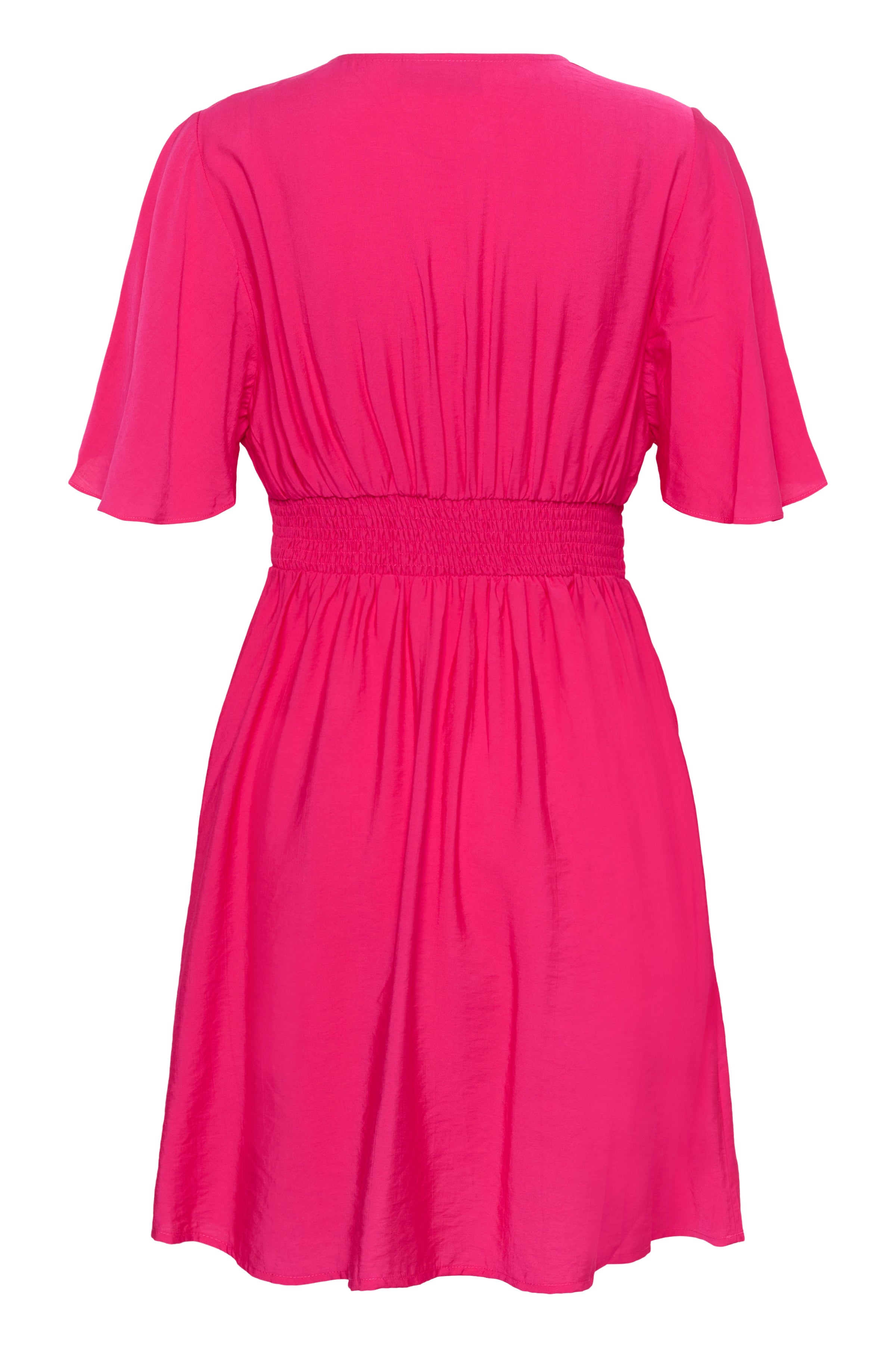 KAsirenaa Short Dress - Hot Pink-Casual Dresses- Hometown Style HTS, women's in store and online boutique located in Ingersoll, Ontario